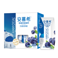 伊利安慕希希腊风味酸奶蓝莓味205g*12盒