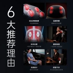 SKG按摩腰靠-灰色T56944527439407