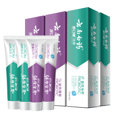 云南白药牙膏益生菌组合牙膏套装 冰柠105g*2+薄荷105g*2（共4支）