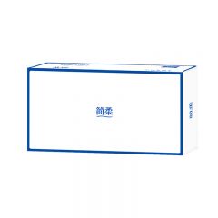 简柔纯棉洗脸巾（珍珠纹 60抽/盒）4盒装GD-001