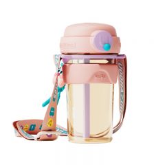 UOOHAPPSU双饮杯美妆博主海伦-粉紫500ml