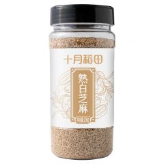 十月稻田 熟白芝麻 200g