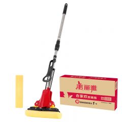 美丽雅美丽雅合家欢胶棉拖把 2拖头HC050563